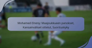 Mohamed Elneny: Maajoukkueen panokset, Kansainväliset ottelut, Suorituskyky
