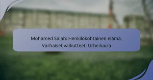 Mohamed Salah: Henkilökohtainen elämä, Varhaiset vaikutteet, Urheiluura